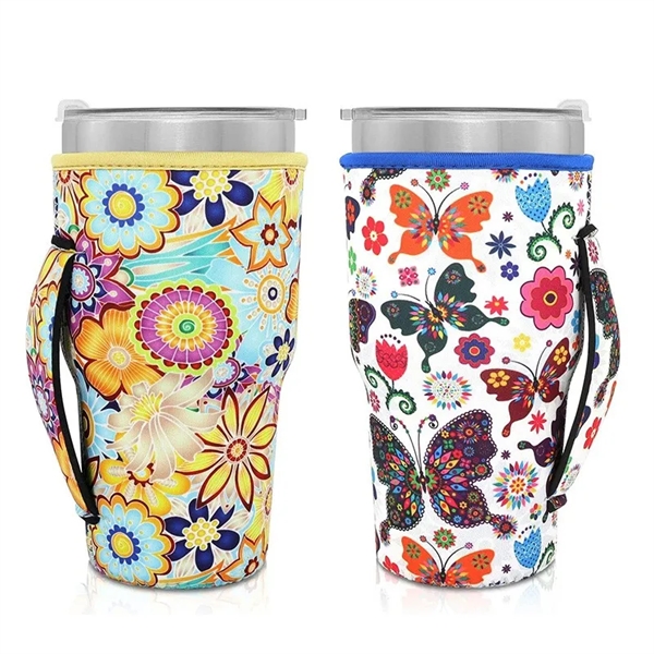Reusable Neoprene Insulated Can Sleeve with Handle - Reusable Neoprene Insulated Can Sleeve with Handle - Image 2 of 4