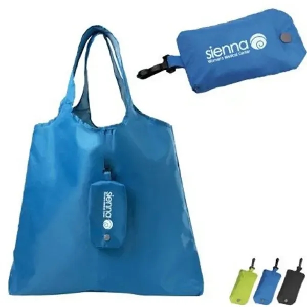 Fold-Up Shopping Carrier Tote Bag - Fold-Up Shopping Carrier Tote Bag - Image 2 of 2