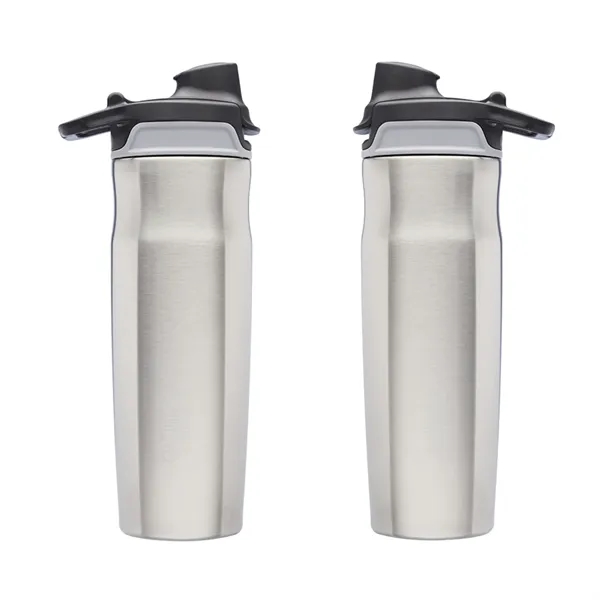 Stainless Steel Insulated Water Bottle with Flip Lid, 20 oz. - Stainless Steel Insulated Water Bottle with Flip Lid, 20 oz. - Image 3 of 4