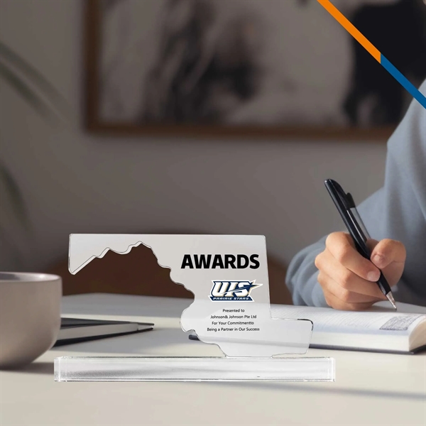 Cajus Maryland Crystal Award - Cajus Maryland Crystal Award - Image 1 of 3