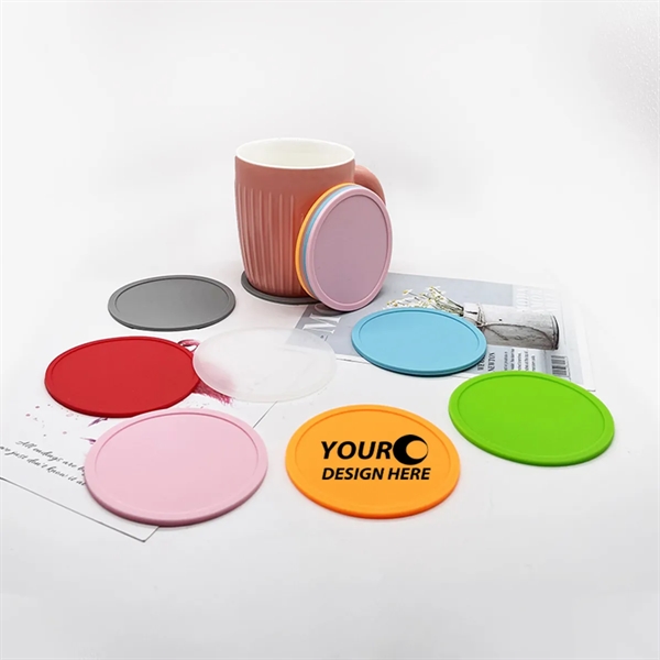 Soft Silicone Rubber Coaster - Soft Silicone Rubber Coaster - Image 0 of 1