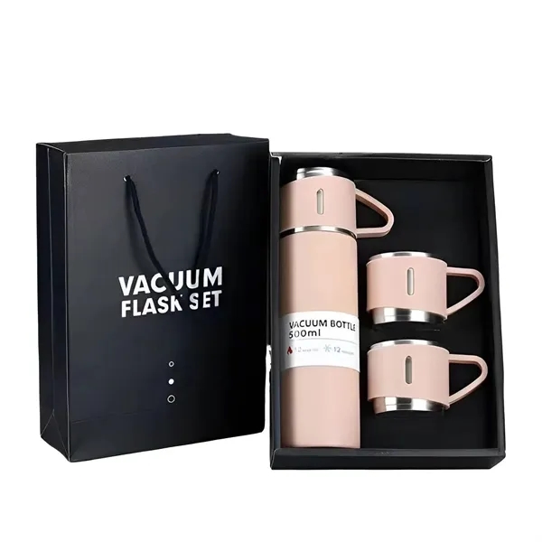 500ml A travel drinkware set with Three Lid Mugs - 500ml A travel drinkware set with Three Lid Mugs - Image 2 of 6