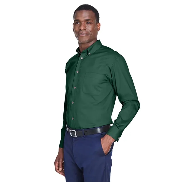 Harriton Men's Easy Blend™ Long-Sleeve Twill Shirt with S... - Harriton Men's Easy Blend™ Long-Sleeve Twill Shirt with S... - Image 111 of 135