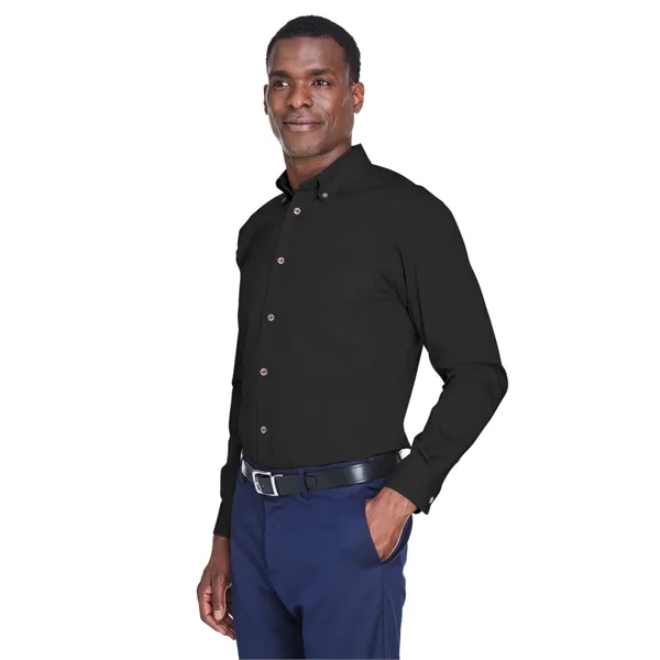 Harriton Men's Easy Blend™ Long-Sleeve Twill Shirt with S... - Harriton Men's Easy Blend™ Long-Sleeve Twill Shirt with S... - Image 117 of 135