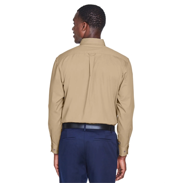 Harriton Men's Easy Blend™ Long-Sleeve Twill Shirt with S... - Harriton Men's Easy Blend™ Long-Sleeve Twill Shirt with S... - Image 82 of 135