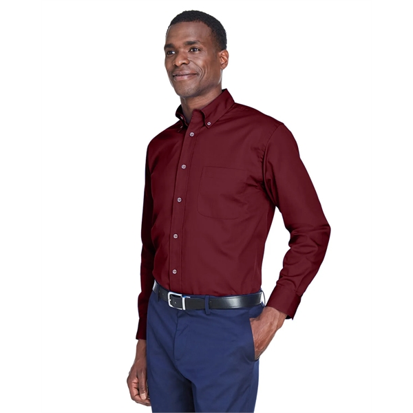 Harriton Men's Easy Blend™ Long-Sleeve Twill Shirt with S... - Harriton Men's Easy Blend™ Long-Sleeve Twill Shirt with S... - Image 130 of 135