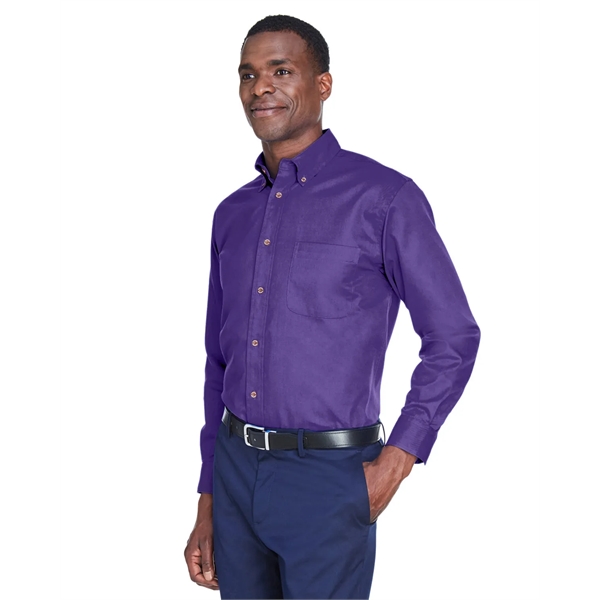 Harriton Men's Easy Blend™ Long-Sleeve Twill Shirt with S... - Harriton Men's Easy Blend™ Long-Sleeve Twill Shirt with S... - Image 133 of 135