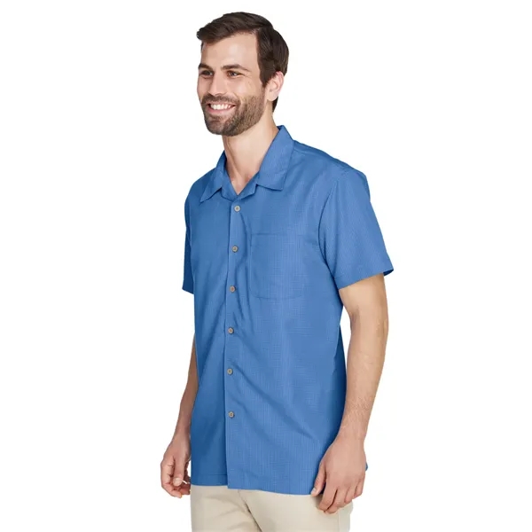 Harriton Men's Barbados Textured Camp Shirt - Harriton Men's Barbados Textured Camp Shirt - Image 31 of 79