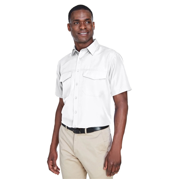 Harriton Men's Key West Short-Sleeve Performance Staff Shirt - Harriton Men's Key West Short-Sleeve Performance Staff Shirt - Image 40 of 54