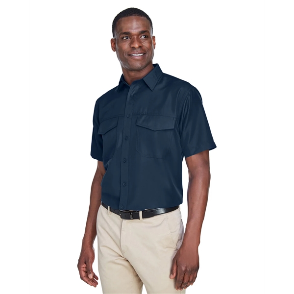 Harriton Men's Key West Short-Sleeve Performance Staff Shirt - Harriton Men's Key West Short-Sleeve Performance Staff Shirt - Image 42 of 54