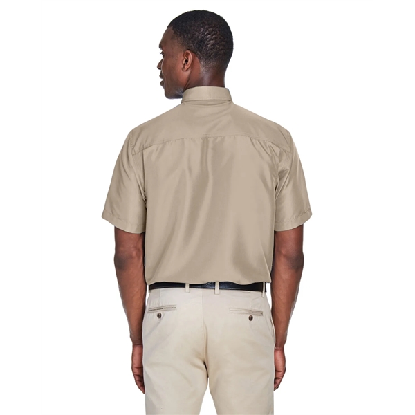 Harriton Men's Key West Short-Sleeve Performance Staff Shirt - Harriton Men's Key West Short-Sleeve Performance Staff Shirt - Image 29 of 54