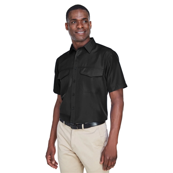 Harriton Men's Key West Short-Sleeve Performance Staff Shirt - Harriton Men's Key West Short-Sleeve Performance Staff Shirt - Image 49 of 54