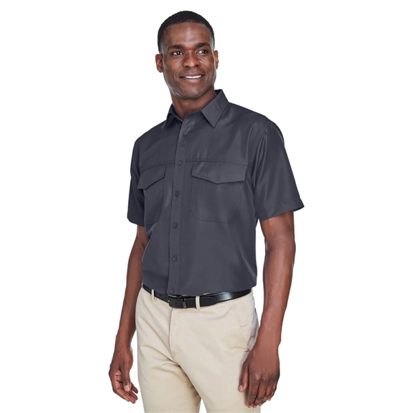 Harriton Men's Key West Short-Sleeve Performance Staff Shirt - Harriton Men's Key West Short-Sleeve Performance Staff Shirt - Image 51 of 54