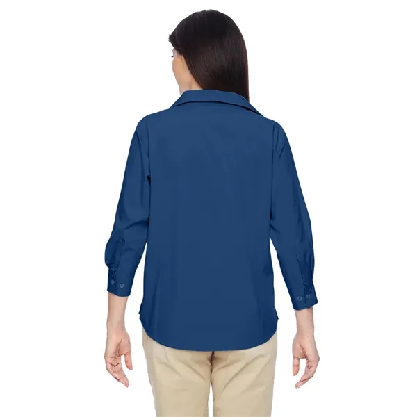 Harriton Ladies' Paradise Three-Quarter Sleeve Performanc... - Harriton Ladies' Paradise Three-Quarter Sleeve Performanc... - Image 1 of 10
