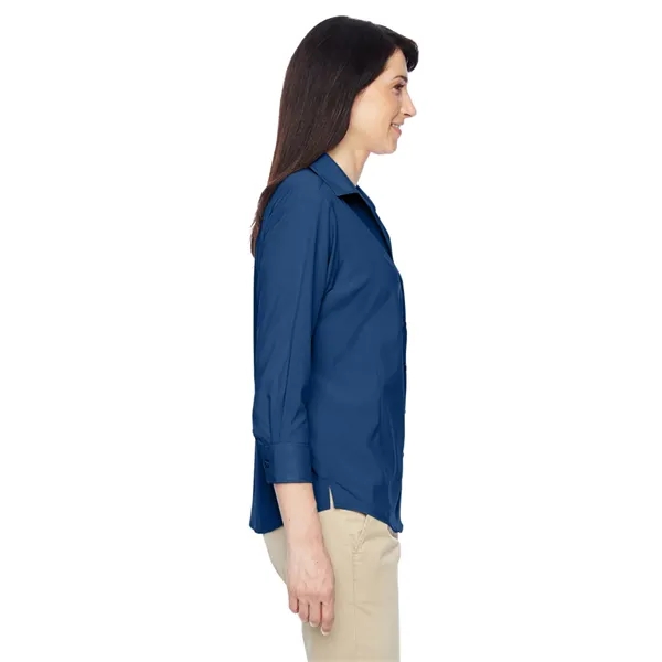 Harriton Ladies' Paradise Three-Quarter Sleeve Performanc... - Harriton Ladies' Paradise Three-Quarter Sleeve Performanc... - Image 2 of 10