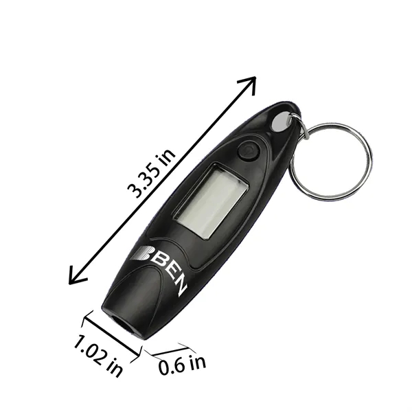 Mini High-Precision Digital Tire Pressure Gauge Keychain - Mini High-Precision Digital Tire Pressure Gauge Keychain - Image 1 of 4
