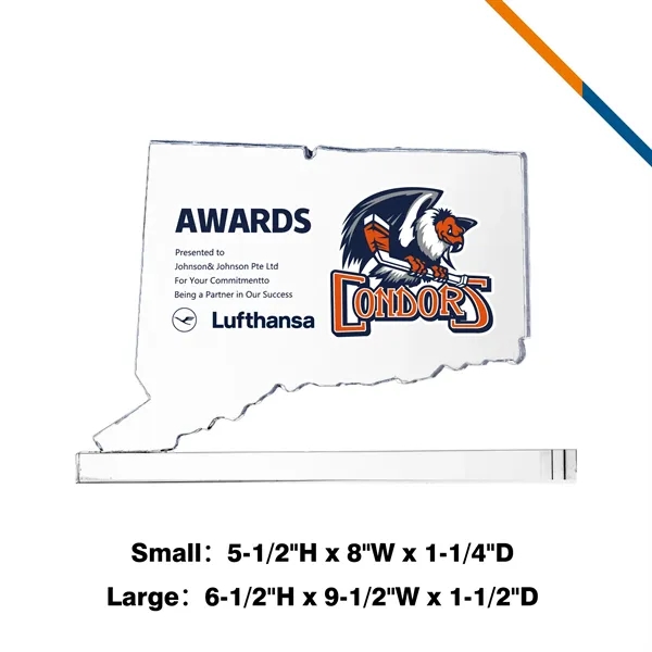 Fyann Connecticut Crystal Award - Fyann Connecticut Crystal Award - Image 2 of 3