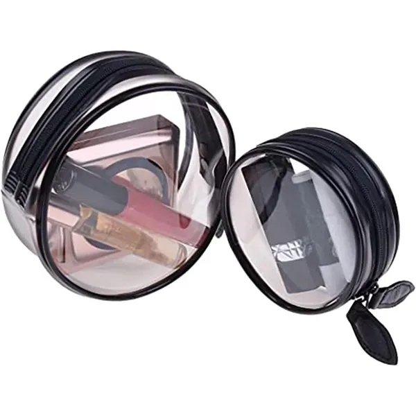 Clear Round Makeup Bag - Clear Round Makeup Bag - Image 3 of 3