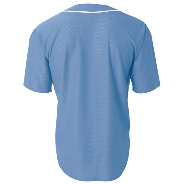 A4 Short Sleeve Full Button Baseball Top - A4 Short Sleeve Full Button Baseball Top - Image 59 of 68