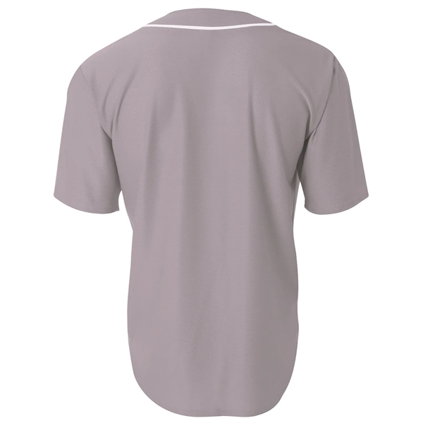 A4 Short Sleeve Full Button Baseball Top - A4 Short Sleeve Full Button Baseball Top - Image 67 of 68