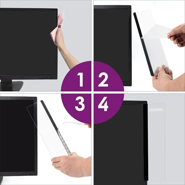 2pcs Monitor Memo Computer Message Boards - 2pcs Monitor Memo Computer Message Boards - Image 3 of 4