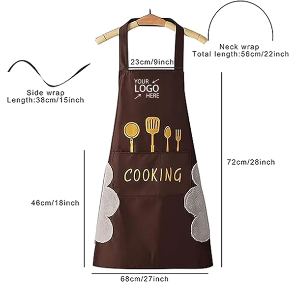 Waterproof and Oil Proof Cooking Apron - Waterproof and Oil Proof Cooking Apron - Image 1 of 7