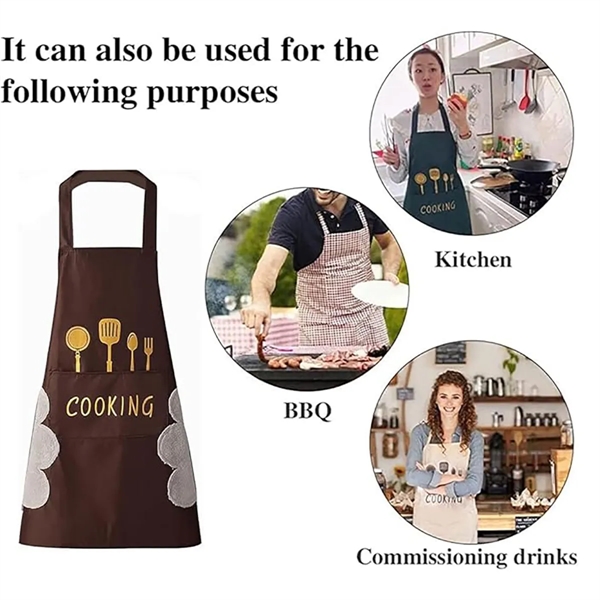 Waterproof and Oil Proof Cooking Apron - Waterproof and Oil Proof Cooking Apron - Image 2 of 7