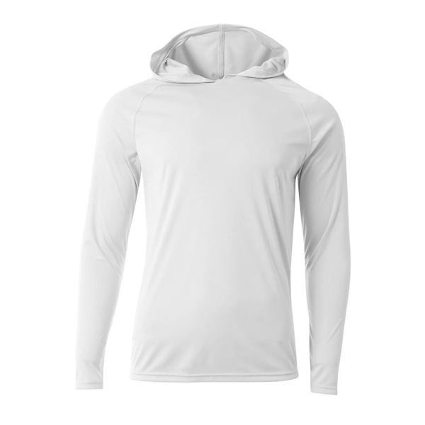 A4 Youth Long Sleeve Hooded T-Shirt - A4 Youth Long Sleeve Hooded T-Shirt - Image 0 of 35