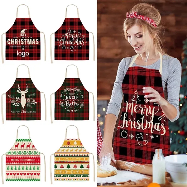 Christmas Kitchen Cooking Aprons - Christmas Kitchen Cooking Aprons - Image 0 of 3