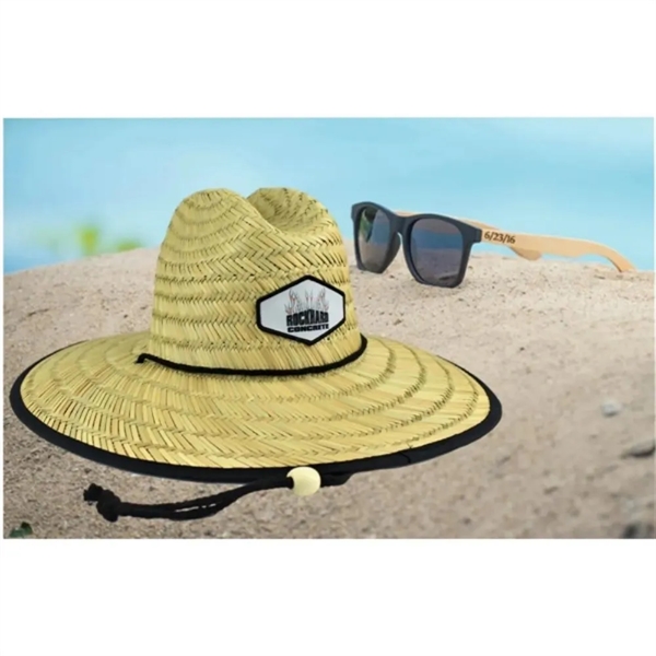 Straw Hat W/  Sunglasses - Straw Hat W/  Sunglasses - Image 3 of 10