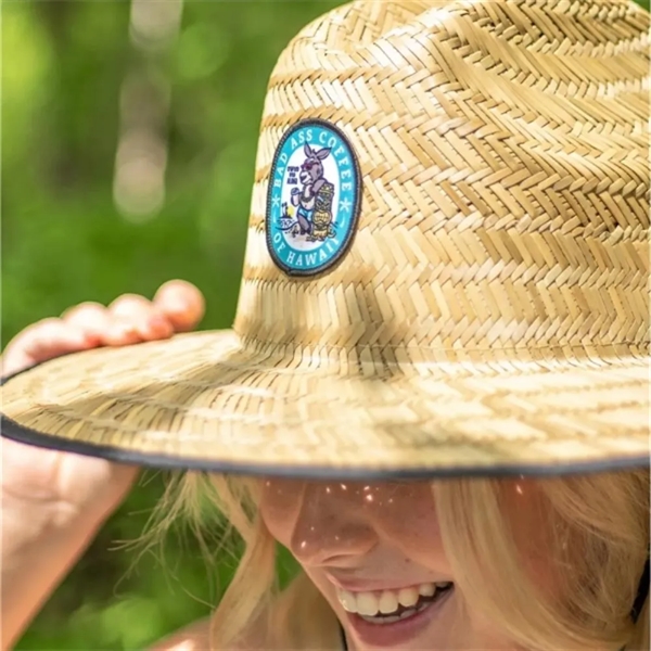 Straw Hat W/  Sunglasses - Straw Hat W/  Sunglasses - Image 4 of 10