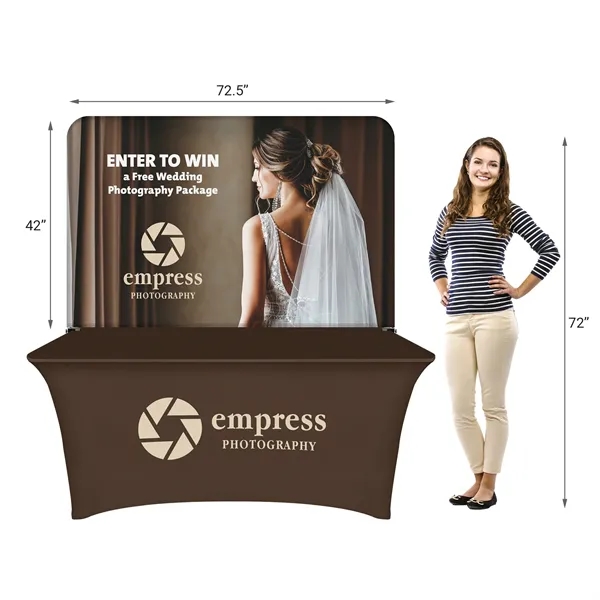 6' Table Cover Half Wall Kit - 6' Table Cover Half Wall Kit - Image 4 of 10