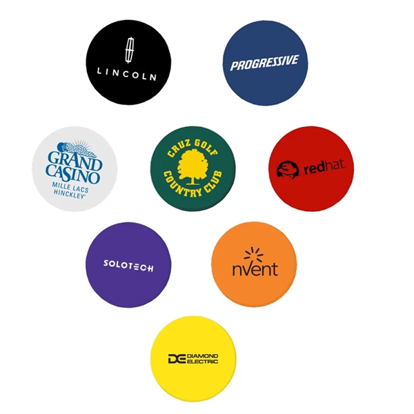 Imprinted Plastic Quarter Size Ball Marker - Imprinted Plastic Quarter Size Ball Marker - Image 0 of 10