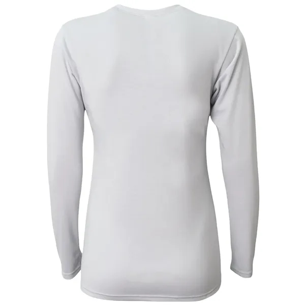 A4 Ladies' Long-Sleeve Softek V-Neck T-Shirt - A4 Ladies' Long-Sleeve Softek V-Neck T-Shirt - Image 4 of 47