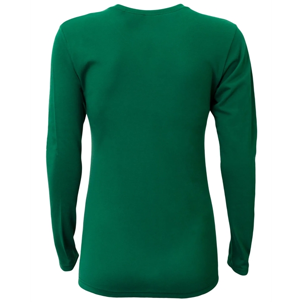 A4 Ladies' Long-Sleeve Softek V-Neck T-Shirt - A4 Ladies' Long-Sleeve Softek V-Neck T-Shirt - Image 7 of 47