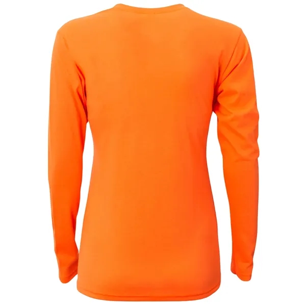 A4 Ladies' Long-Sleeve Softek V-Neck T-Shirt - A4 Ladies' Long-Sleeve Softek V-Neck T-Shirt - Image 43 of 47