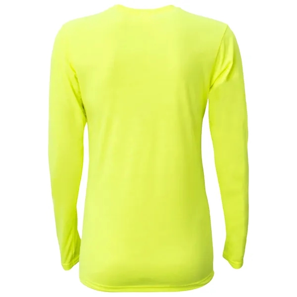 A4 Ladies' Long-Sleeve Softek V-Neck T-Shirt - A4 Ladies' Long-Sleeve Softek V-Neck T-Shirt - Image 46 of 47