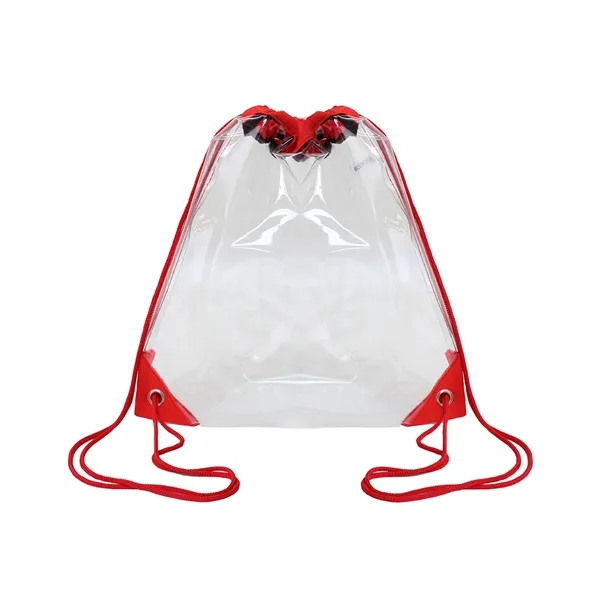 Liberty Bags Clear Drawstring Bag - Liberty Bags Clear Drawstring Bag - Image 1 of 3