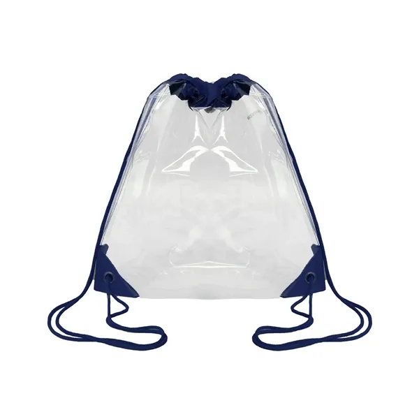 Liberty Bags Clear Drawstring Bag - Liberty Bags Clear Drawstring Bag - Image 3 of 3