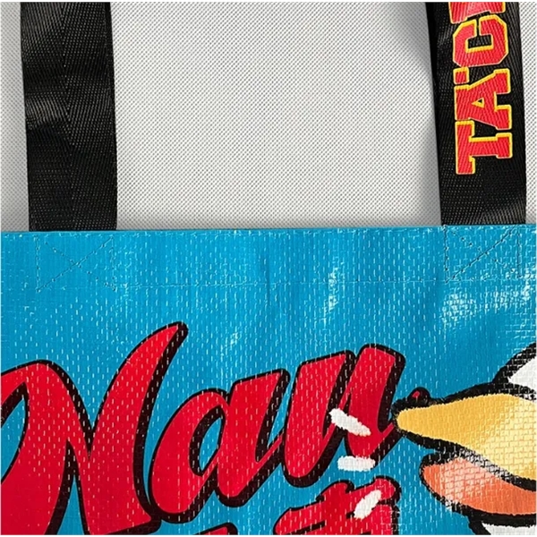 Custom Woven Bag with Full-Color Print & Laminate - Custom Woven Bag with Full-Color Print & Laminate - Image 2 of 4