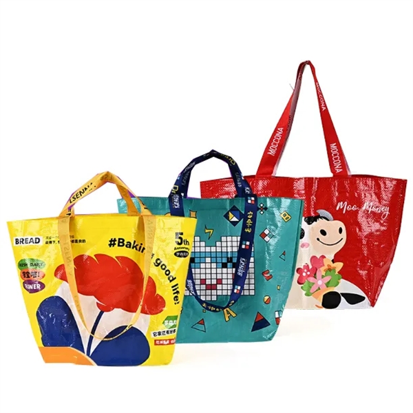 Custom Woven Bag with Full-Color Print & Laminate - Custom Woven Bag with Full-Color Print & Laminate - Image 4 of 4