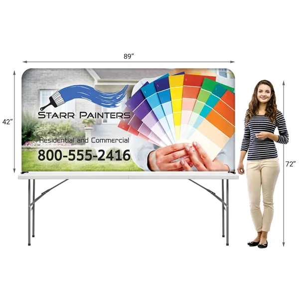 8' Table Top Hardware & Medium Banner Kit - 8' Table Top Hardware & Medium Banner Kit - Image 3 of 6