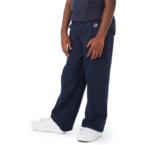 Champion Youth Powerblend® Open-Bottom Fleece Pant with P... - Champion Youth Powerblend® Open-Bottom Fleece Pant with P... - Image 20 of 21