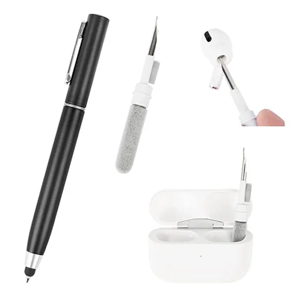 Stylus Pen With Earbud Cleaning Kit - Stylus Pen With Earbud Cleaning Kit - Image 1 of 5