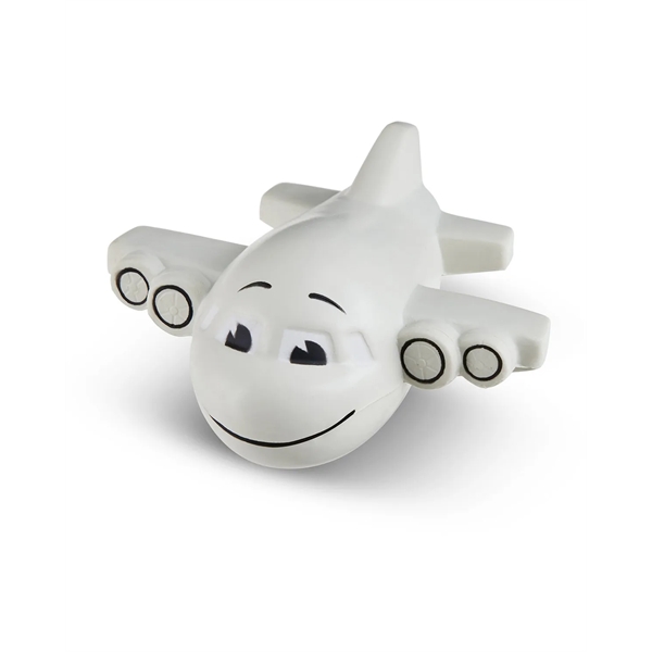 Smiling Airplane Shape Stress Ball - Smiling Airplane Shape Stress Ball - Image 1 of 2