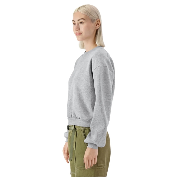 American Apparel Ladies' ReFlex Fleece Crewneck Sweatshirt - American Apparel Ladies' ReFlex Fleece Crewneck Sweatshirt - Image 3 of 17