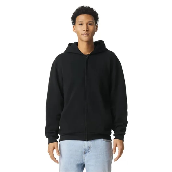 American Apparel ReFlex Fleece Unisex Full Zip Hoodie - American Apparel ReFlex Fleece Unisex Full Zip Hoodie - Image 6 of 20