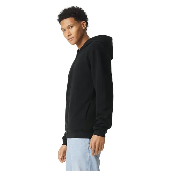 American Apparel ReFlex Fleece Unisex Full Zip Hoodie - American Apparel ReFlex Fleece Unisex Full Zip Hoodie - Image 8 of 20