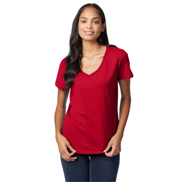 Hanes Ladies' Perfect-T V-Neck T-Shirt - Hanes Ladies' Perfect-T V-Neck T-Shirt - Image 83 of 156