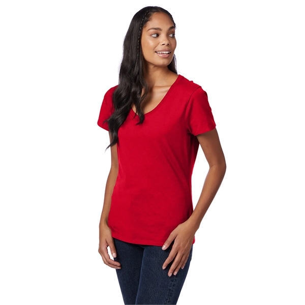 Hanes Ladies' Perfect-T V-Neck T-Shirt - Hanes Ladies' Perfect-T V-Neck T-Shirt - Image 129 of 156